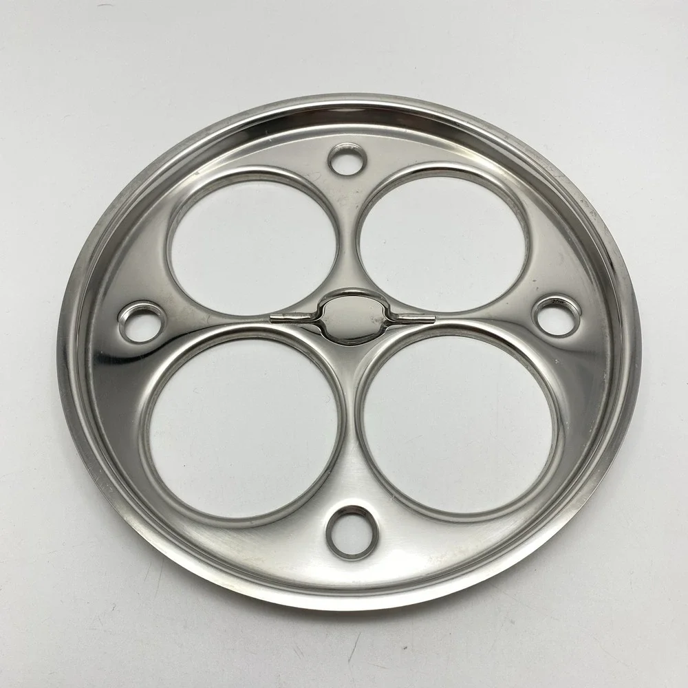 RESTO 4 Cup Egg Poacher Multi Use Stainless Steel 7